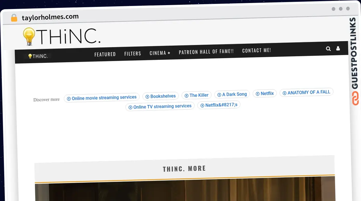 Publish Guest Post on taylorholmes.com
