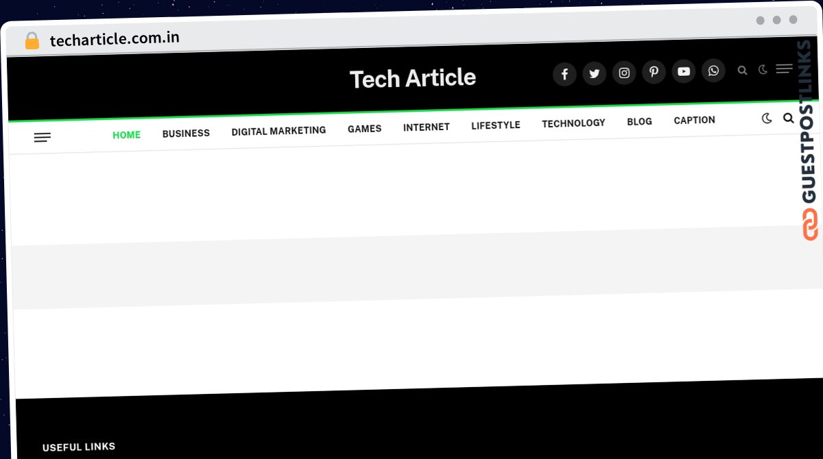 Publish Guest Post on techarticle.com.in