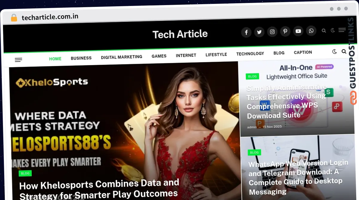 Publish Guest Post on techarticle.com.in