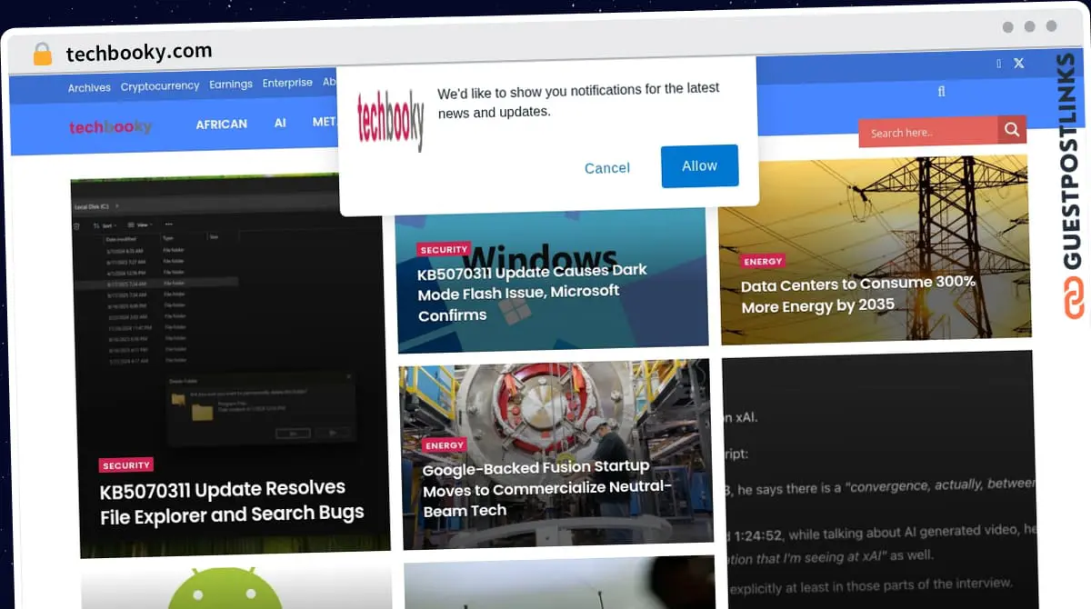 Publish Guest Post on techbooky.com