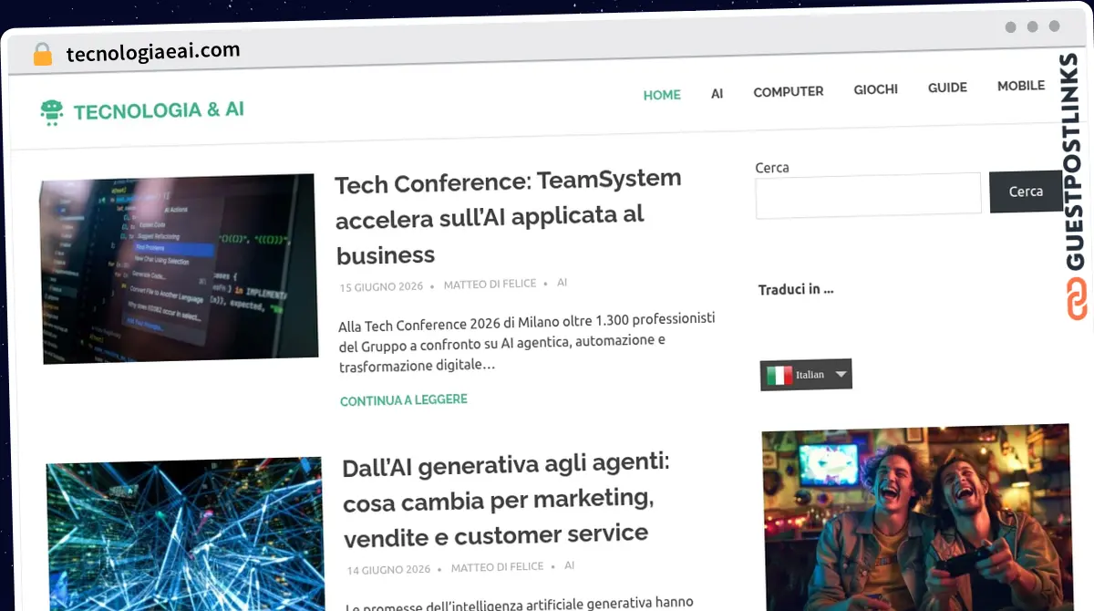 Publish Guest Post on tecnologiaeai.com