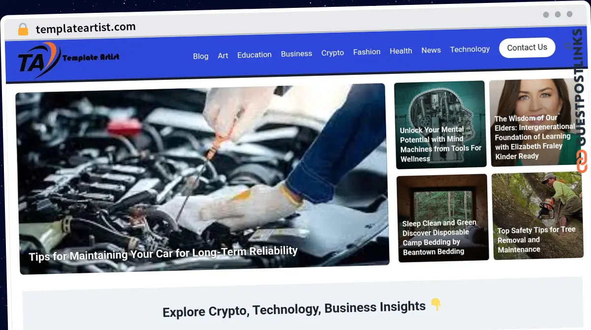 Publish Guest Post on templateartist.com