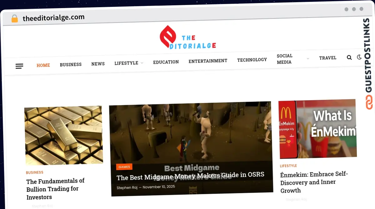 Publish Guest Post on theeditorialge.com