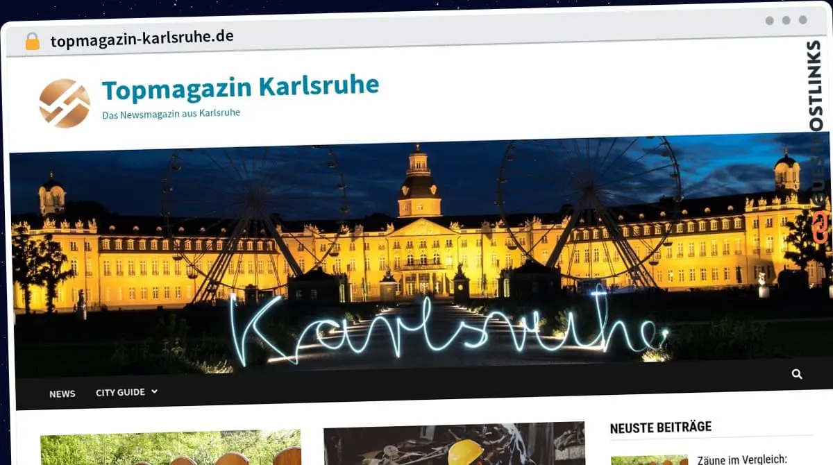 Publish Guest Post on topmagazin-karlsruhe.de