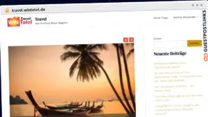 Publish Guest Post on travel.wintotal.de