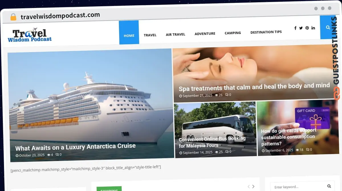Publish Guest Post on travelwisdompodcast.com