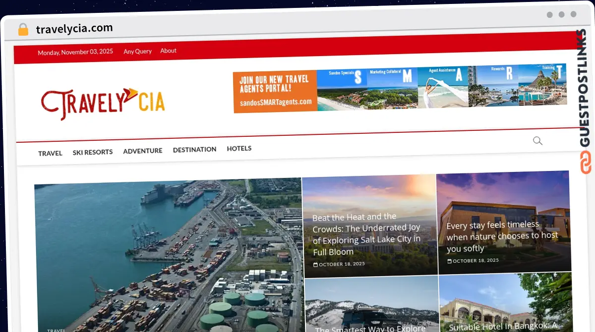 Publish Guest Post on travelycia.com