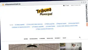 Publish Guest Post on tribunamunicipal.es