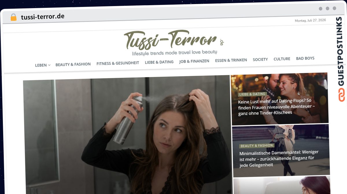 Publish Guest Post on tussi-terror.de