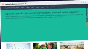 Publish Guest Post on vakantiedagennederland.nl