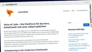Publish Guest Post on voiceofjobs.de