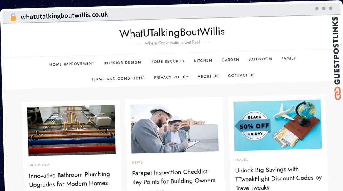 Publish Guest Post on whatutalkingboutwillis.co.uk