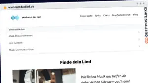 Publish Guest Post on wieheisstdaslied.de