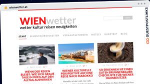 Publish Guest Post on wienwetter.at