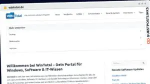Publish Guest Post on wintotal.de