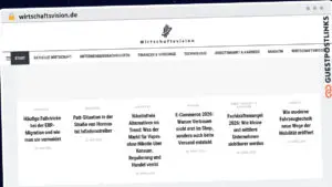 Publish Guest Post on wirtschaftsvision.de