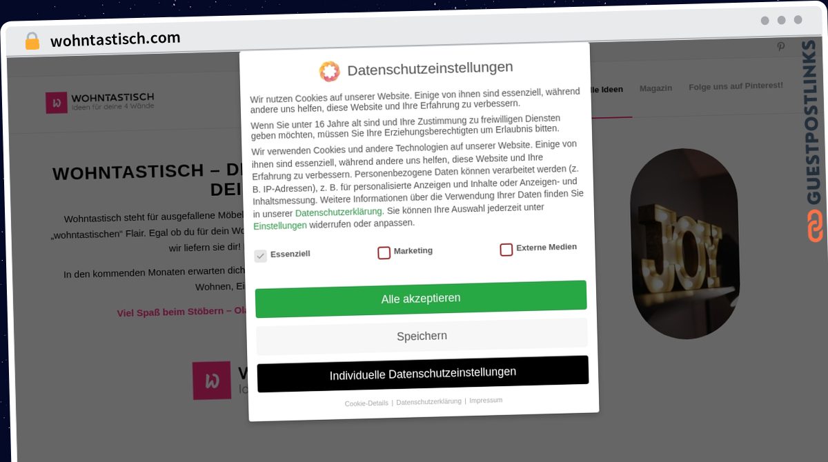 Publish Guest Post on wohntastisch.com