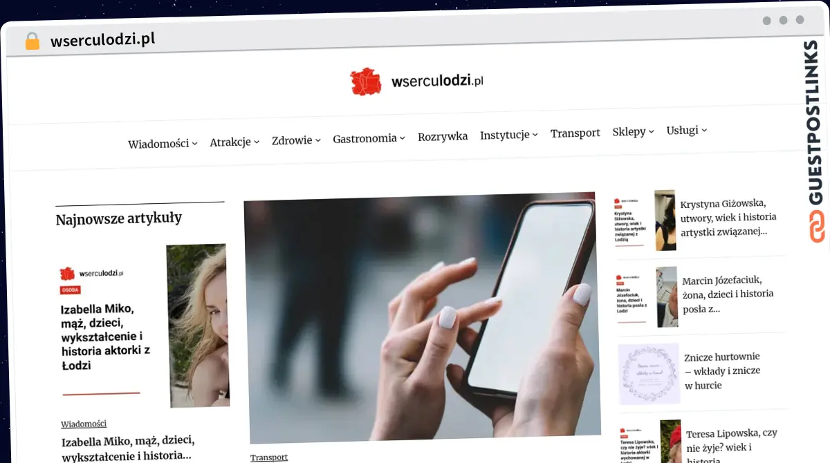 Publish Guest Post on wserculodzi.pl
