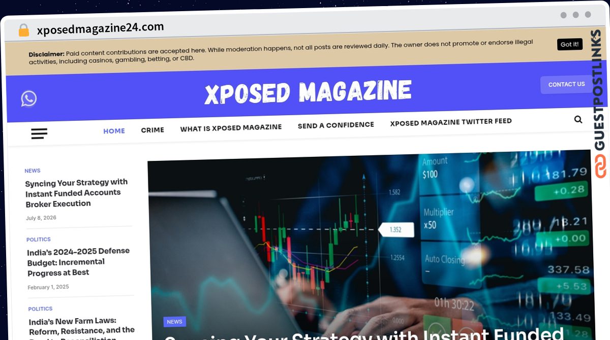 Publish Guest Post on xposedmagazine24.com