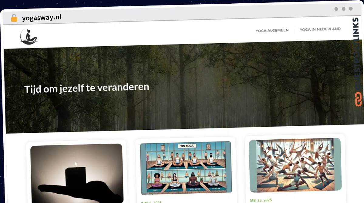 Publish Guest Post on yogasway.nl