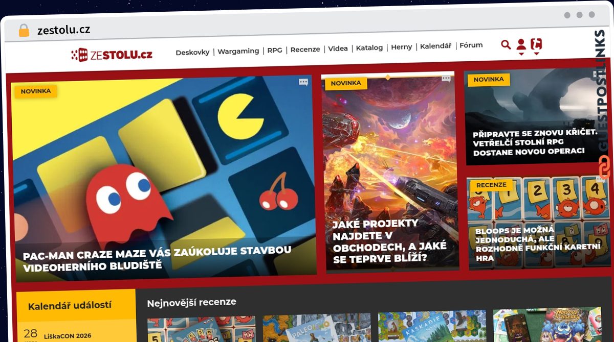 Publish Guest Post on zestolu.cz