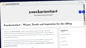 Publish Guest Post on zweckorientiert.de