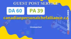 Buy Guest Post on canadianpersonalchefalliance.ca
