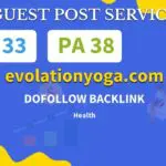 Buy Guest Post on evolationyoga.com