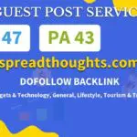 Buy Guest Post on spreadthoughts.com