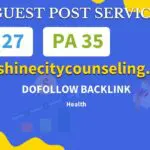 Buy Guest Post on sunshinecitycounseling.com