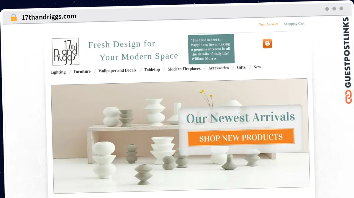 Publish Guest Post on 17thandriggs.com