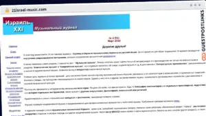 Publish Guest Post on 21israel-music.com