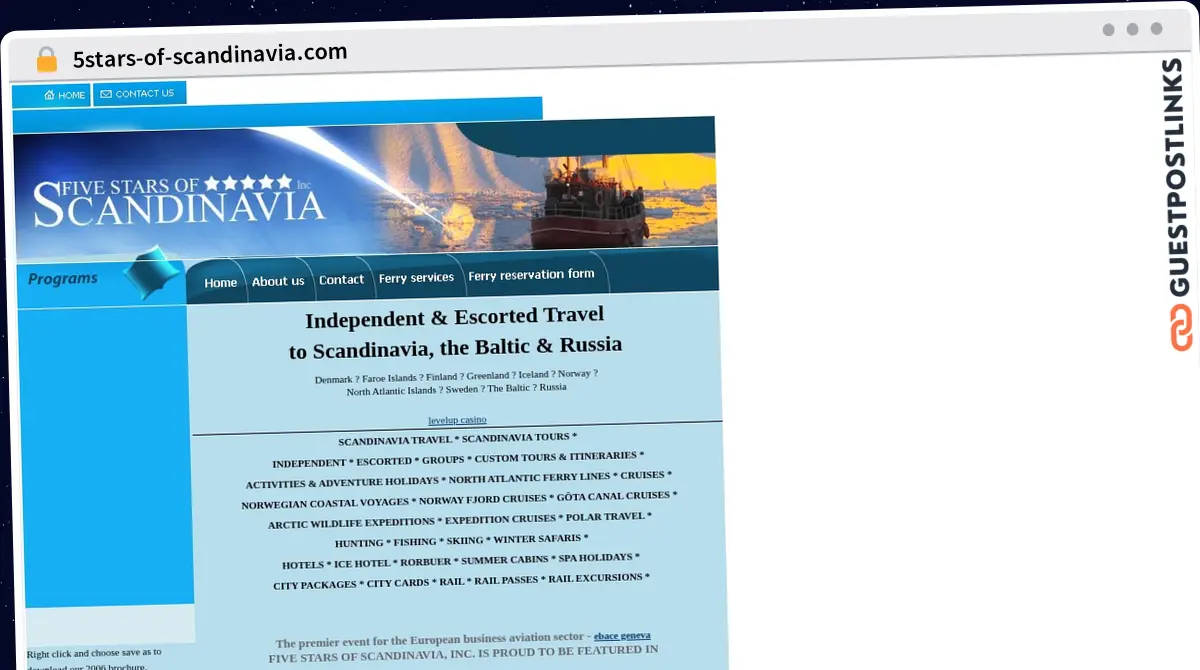 Publish Guest Post on 5stars-of-scandinavia.com