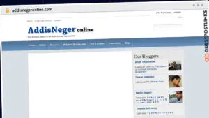 Publish Guest Post on addisnegeronline.com
