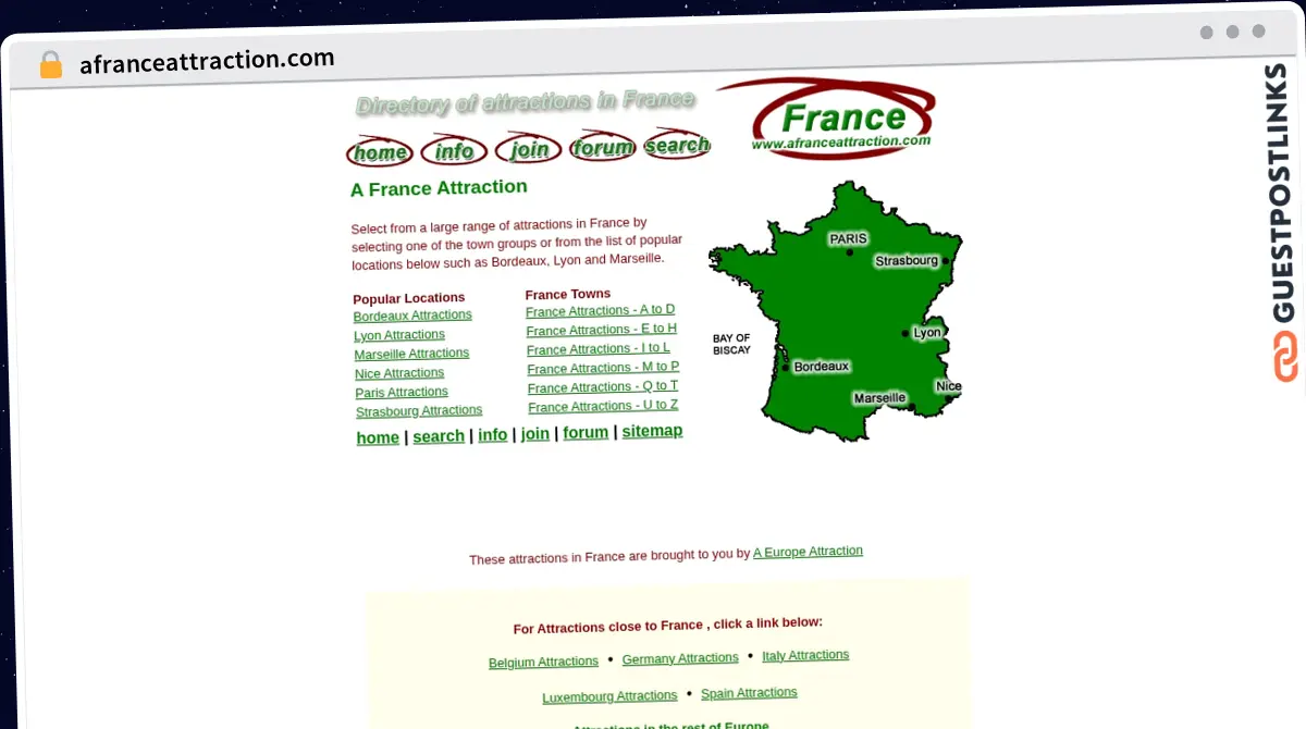 Publish Guest Post on afranceattraction.com