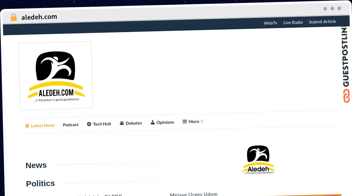 Publish Guest Post on aledeh.com