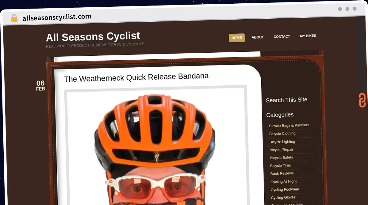 Publish Guest Post on allseasonscyclist.com