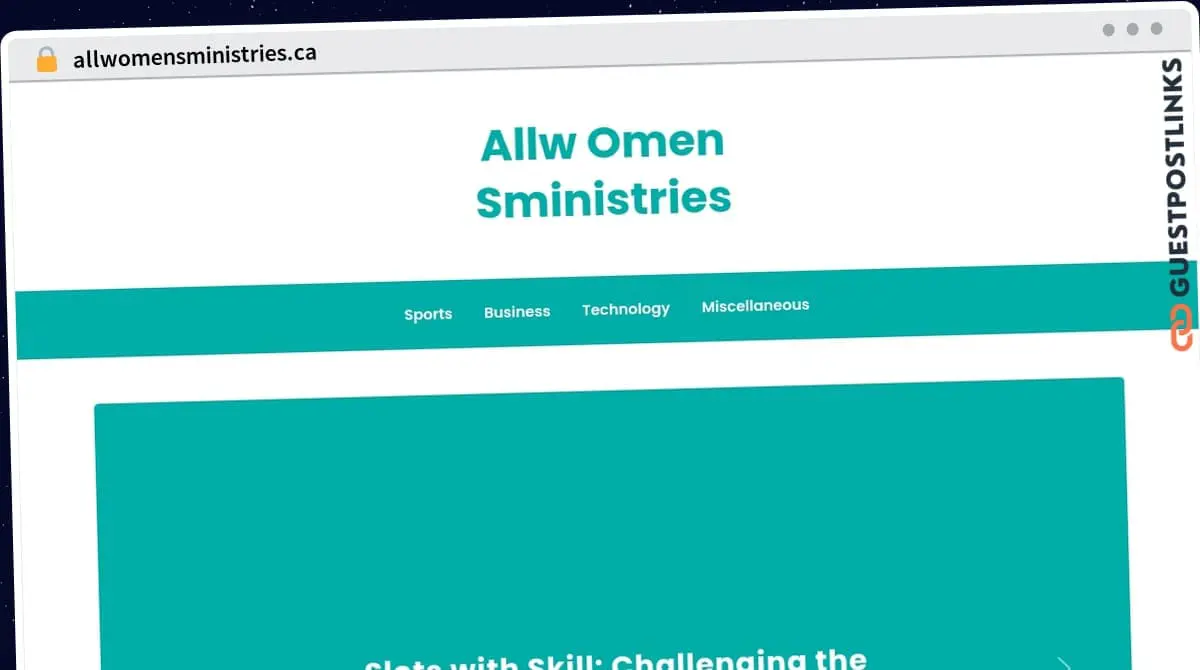 Publish Guest Post on allwomensministries.ca