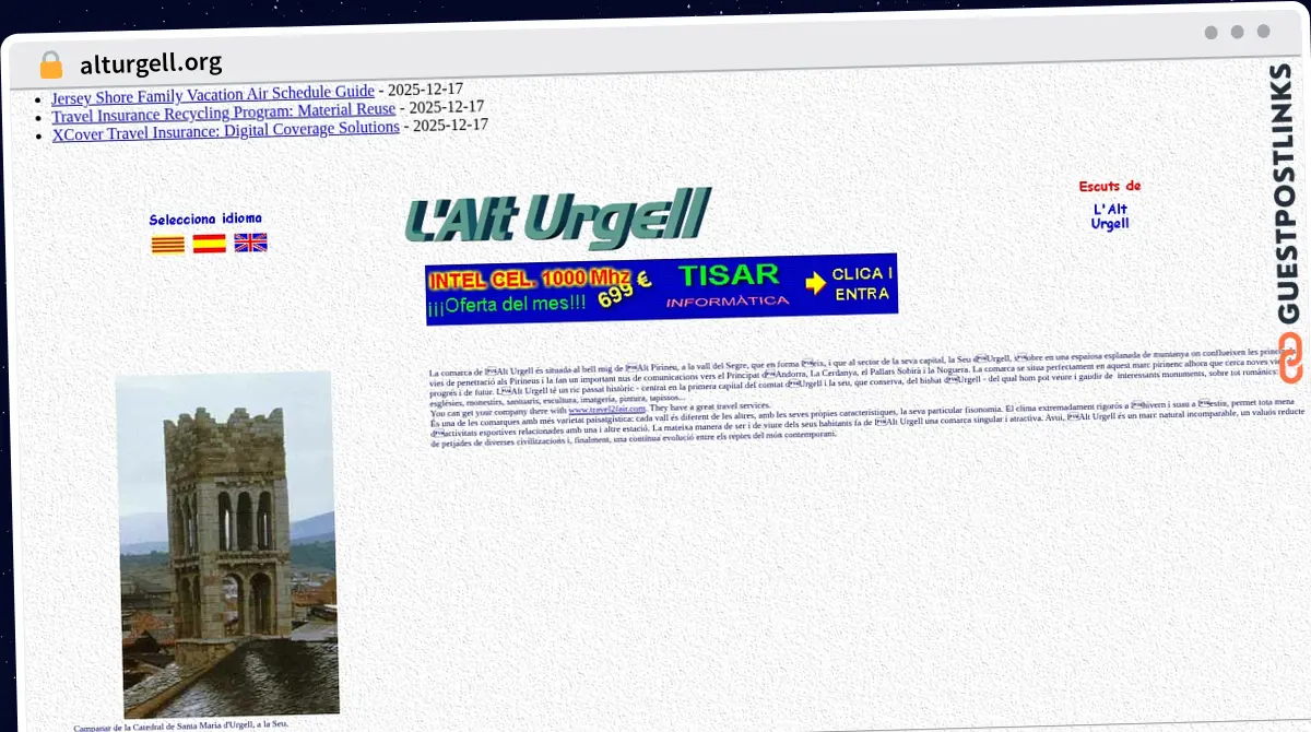 Publish Guest Post on alturgell.org