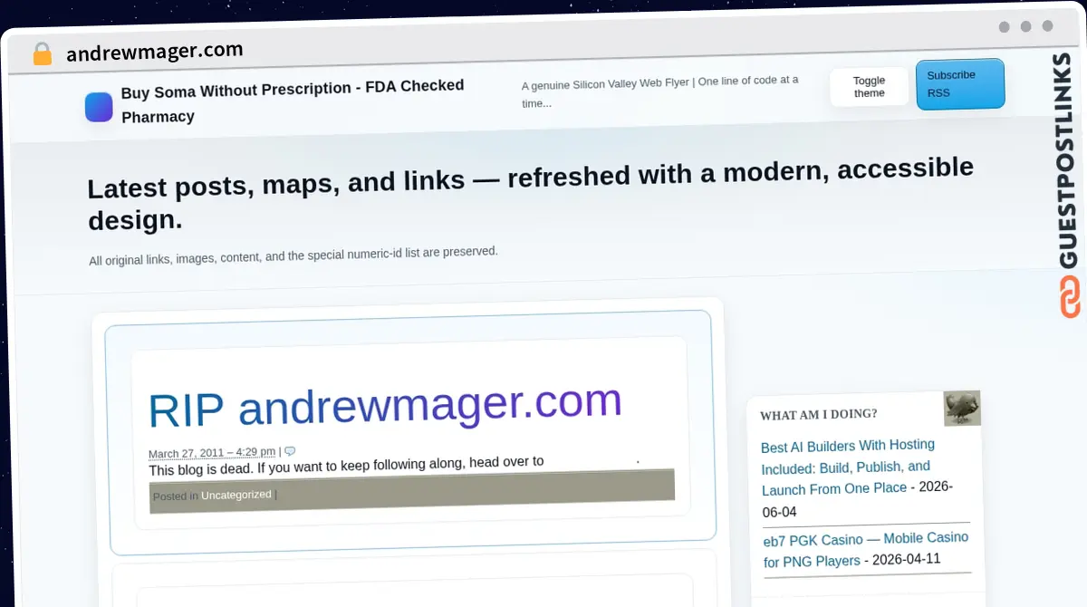 Publish Guest Post on andrewmager.com