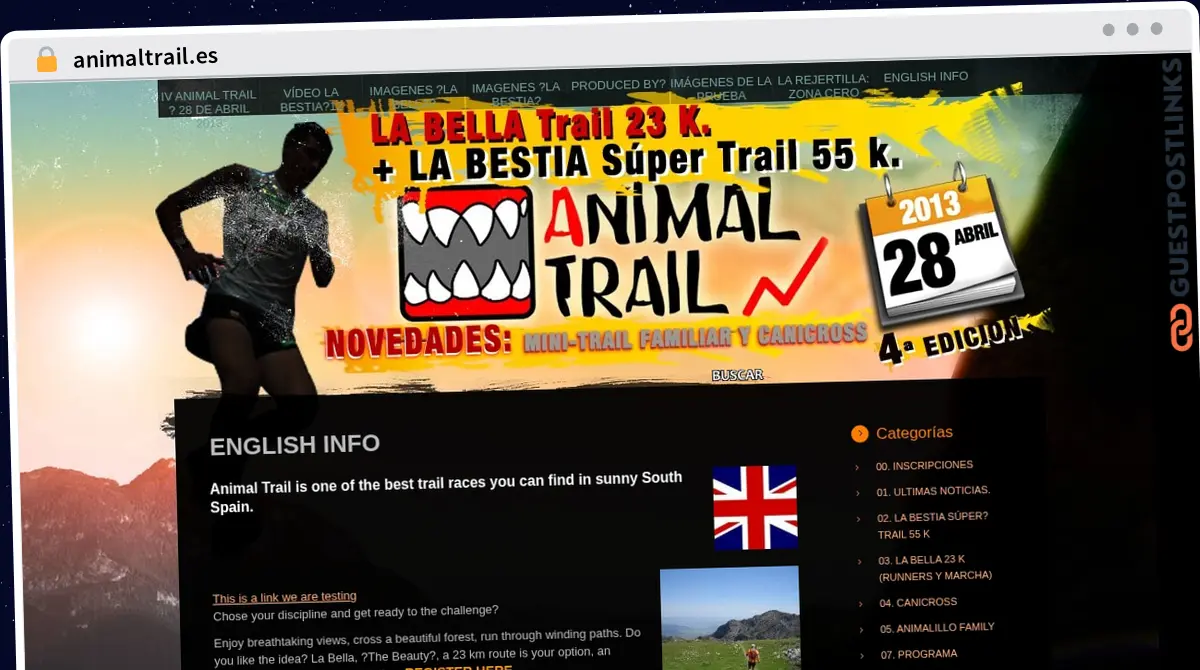 Publish Guest Post on animaltrail.es