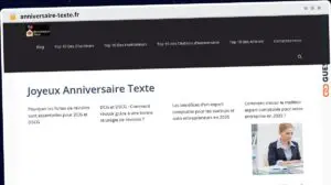 Publish Guest Post on anniversaire-texte.fr