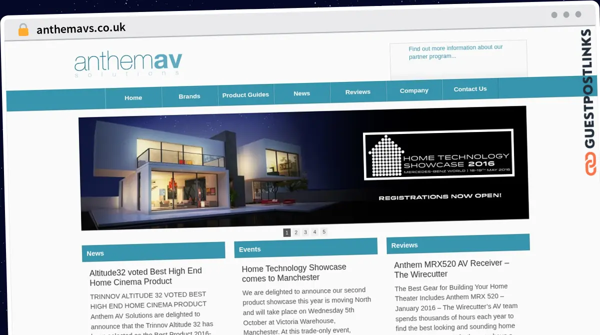 Publish Guest Post on anthemavs.co.uk