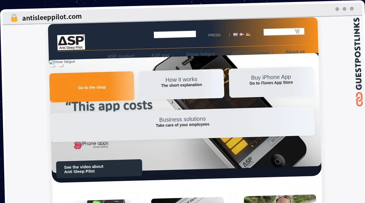 Publish Guest Post on antisleeppilot.com