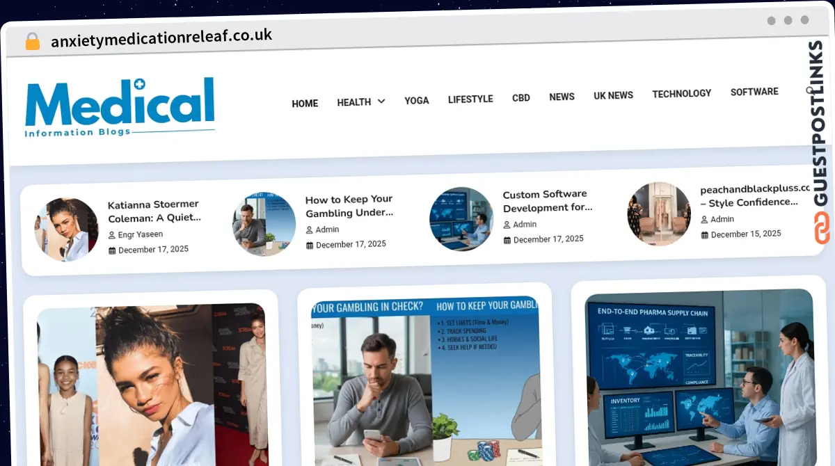 Publish Guest Post on anxietymedicationreleaf.co.uk