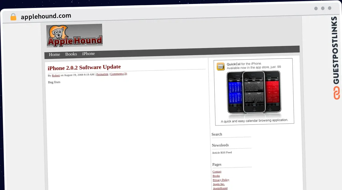Publish Guest Post on applehound.com