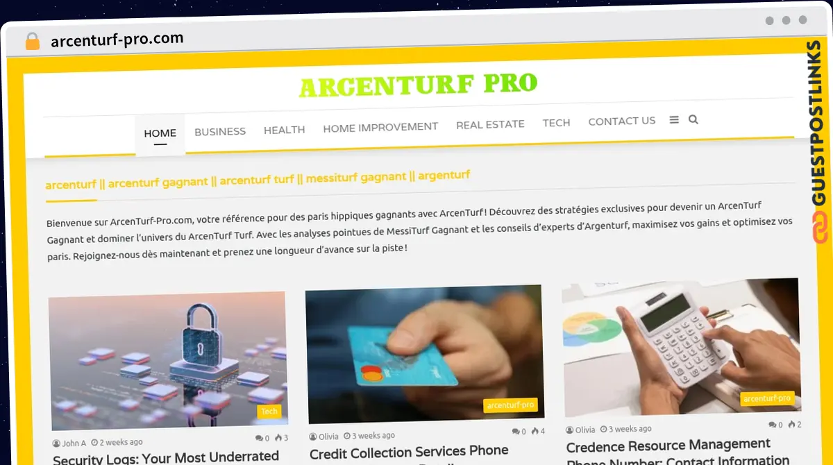 Publish Guest Post on arcenturf-pro.com