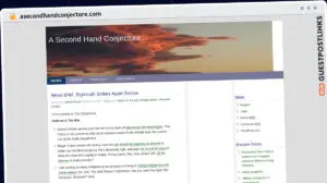 Publish Guest Post on asecondhandconjecture.com