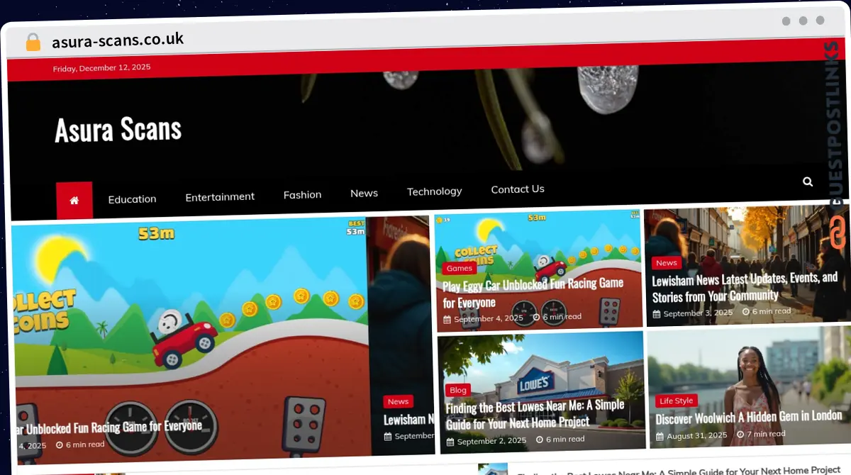 Publish Guest Post on asura-scans.co.uk