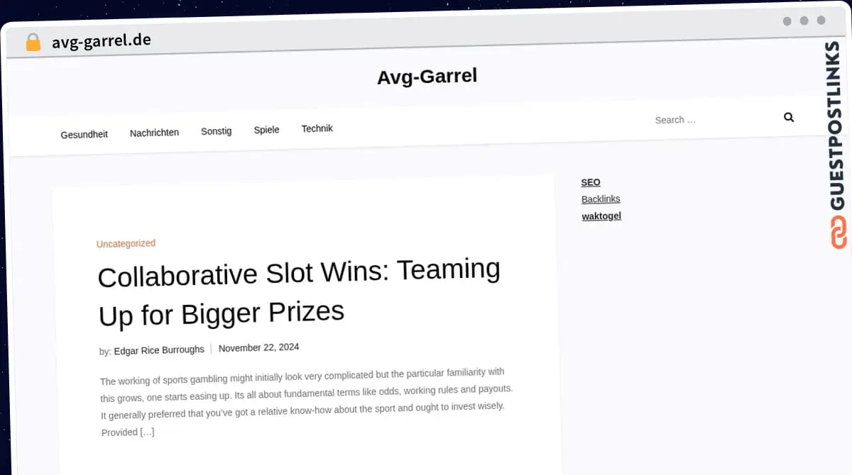 Publish Guest Post on avg-garrel.de